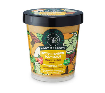 Natura Siberica Organic Shop Body Desserts Mango Sugar Sorbet Απολεπιστικό Σώματος Άμεσης Ανανέωσης 450ml
